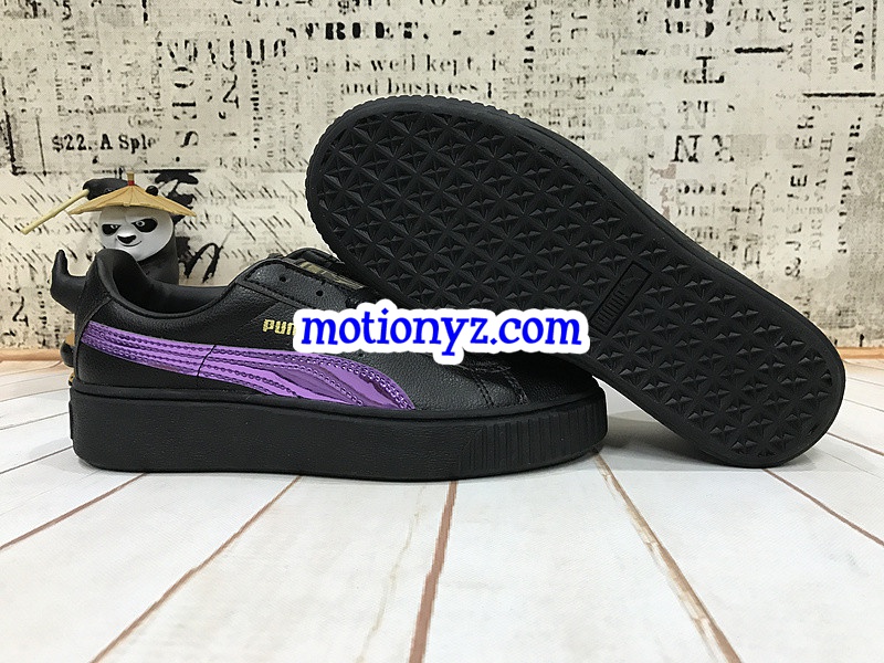 Puma Fenty Rihanna Creeper Low Leather Black Purple